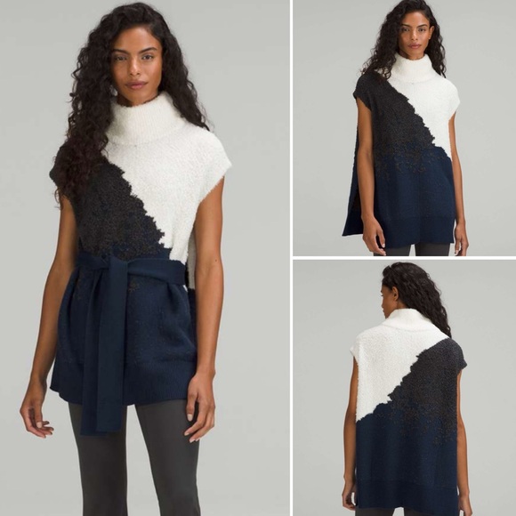 lululemon athletica Sweaters - Lululemon Ombré Knit Textured Poncho